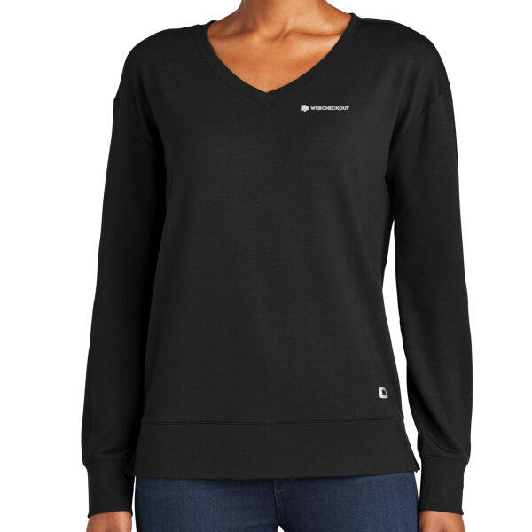   - Ladies Luuma Flex Long Sleeve V Neck Thumbnail